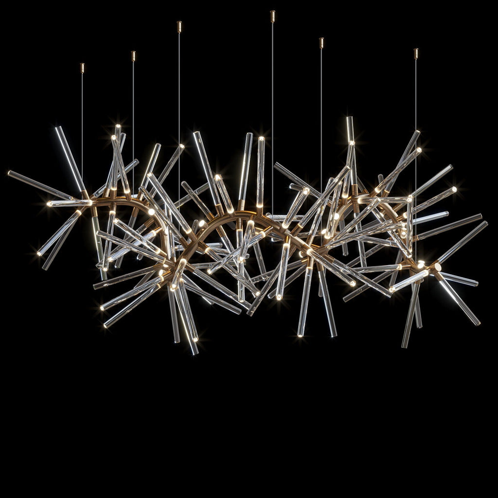 Crystal Starburst Branch Chandelier