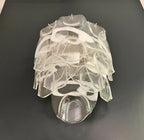 Murano Wall Lamp | 10 White Crostoli Glasses | Set of 2