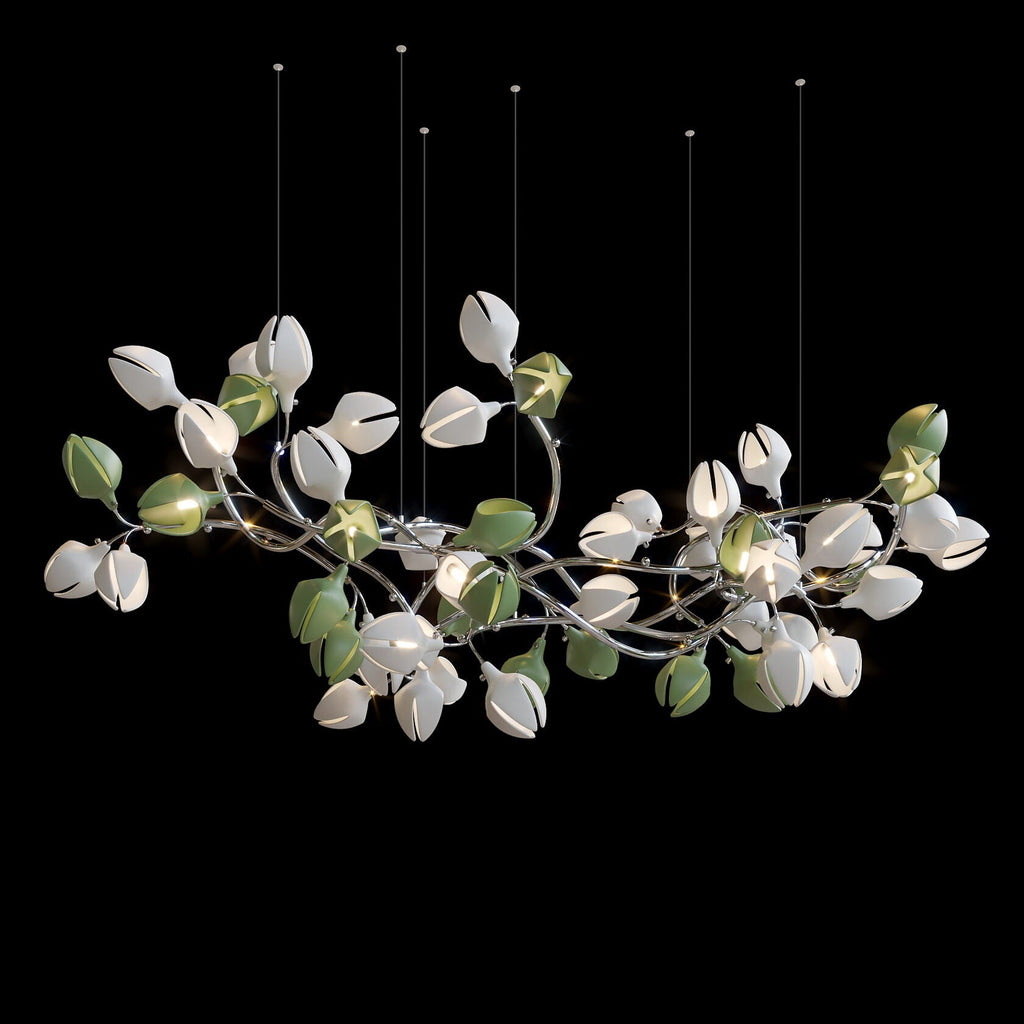 Aqua Pod Vine Chandelier