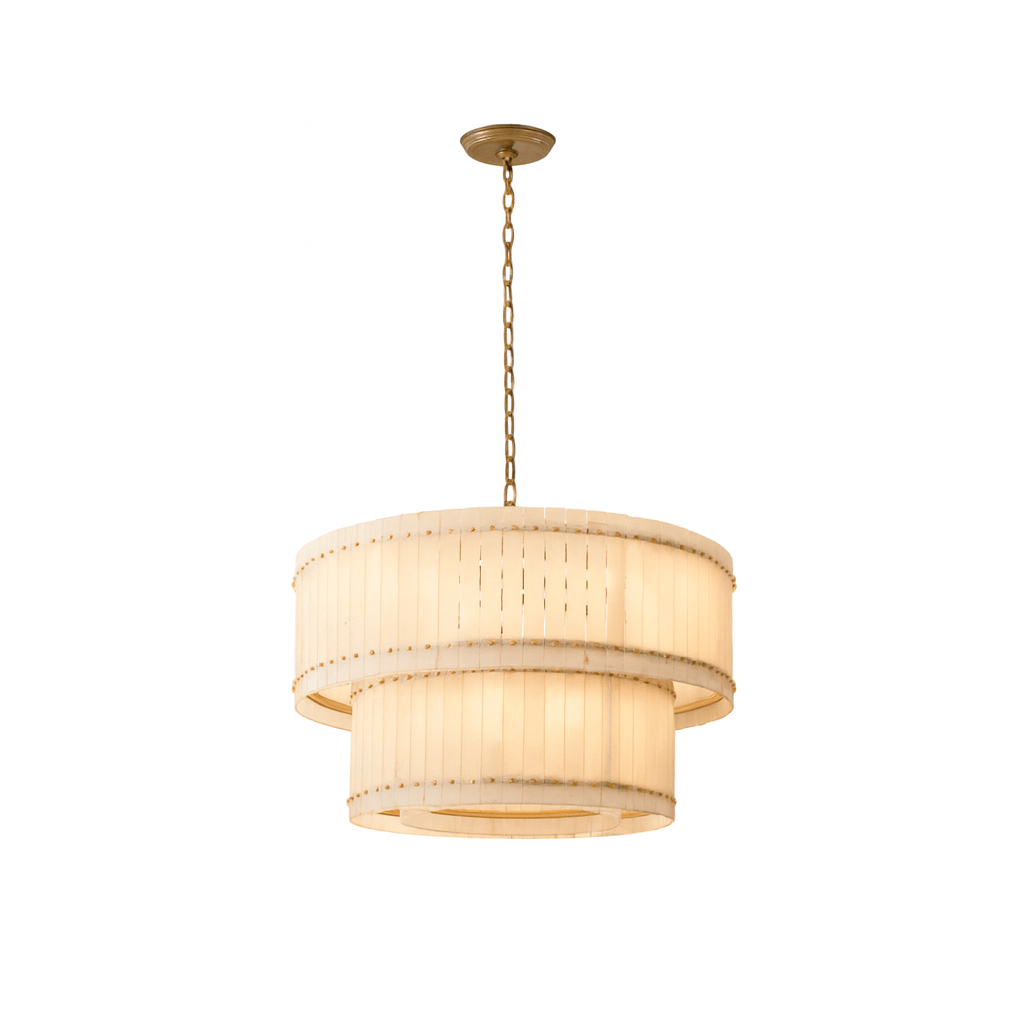 Valmont Alabaster Chandelier 39" product image
