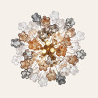 Addis Murano Glass Chandelier 17.8" 19.8" 22" 26.8" 32''D