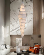 Stairwell Large Alabaster Chandelier for High Ceilings product image