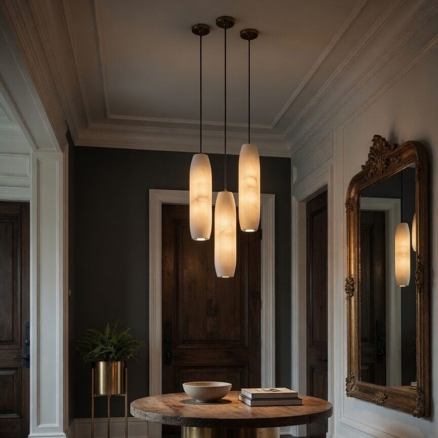 Moonshade Alabaster Pendant Light chandelier additional product view