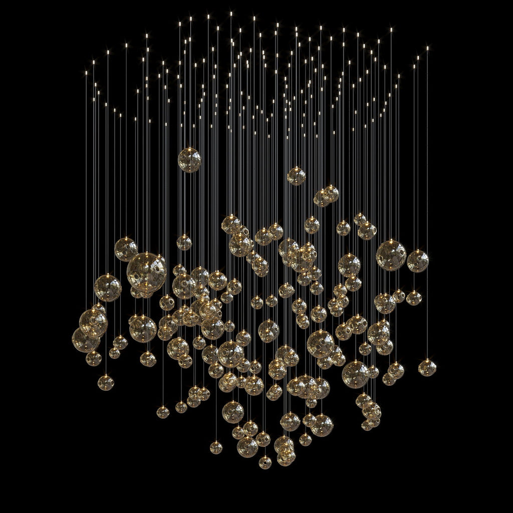 Glass Bubble Cloud Chandelier