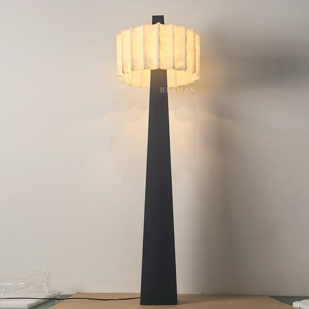 Alabaster Pantheon Floor Lamp