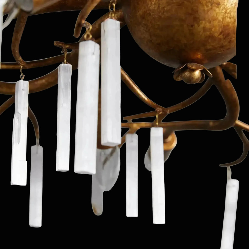Jada Selenite Branch Chandelier 15 Light