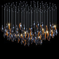 Ivory Ribbon Rain Chandelier