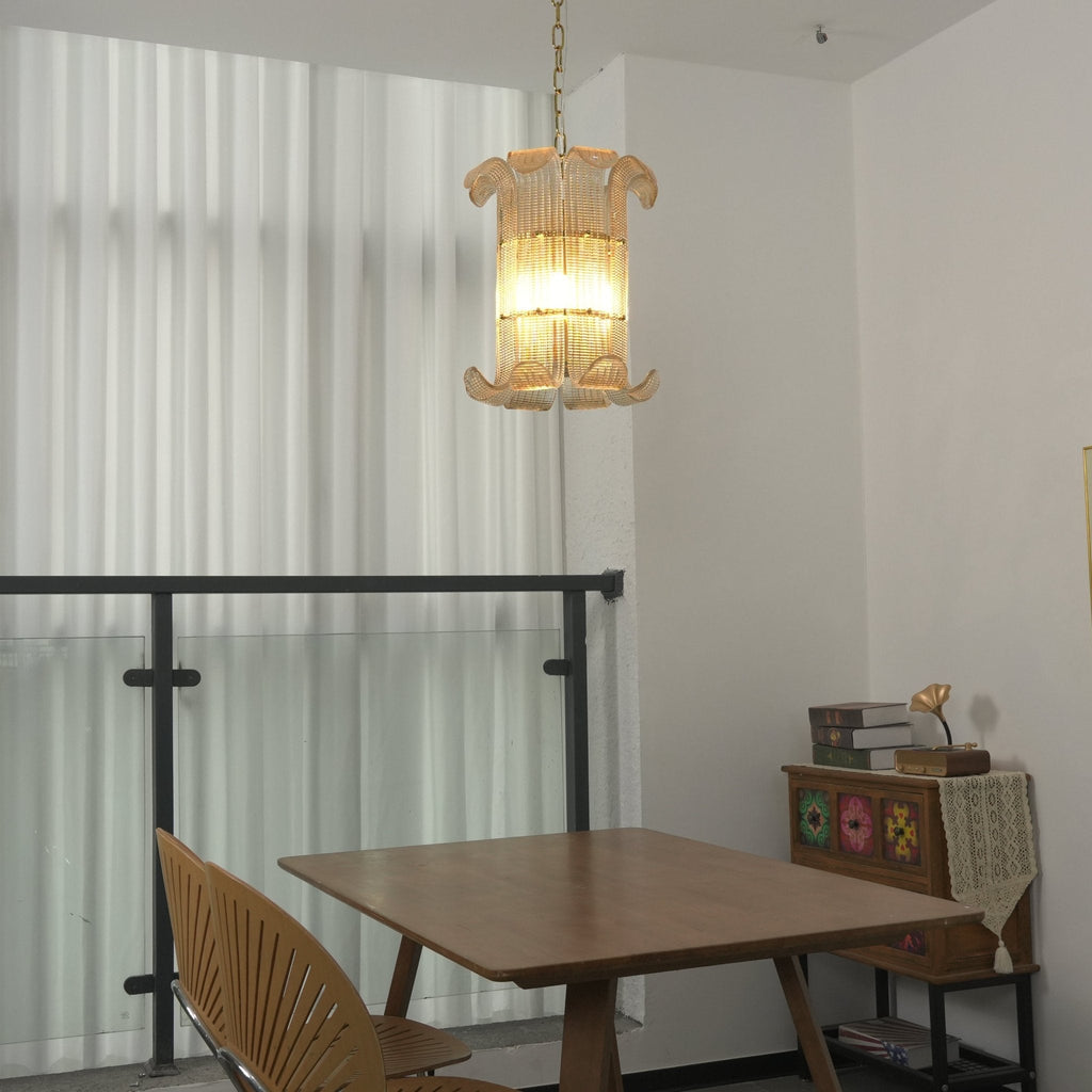 Brasher Small Chandelier Glass lighting by Bling Lighting Studio