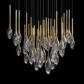 Crystal Raindrop Reed Chandelier