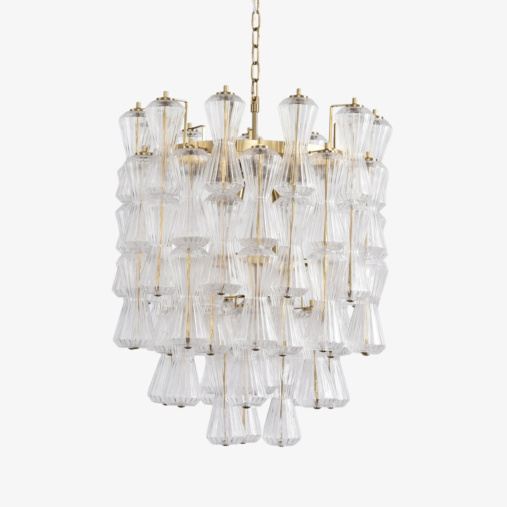 Florenzia Glass Chandelier Glass lighting by Bling Lighting Studio