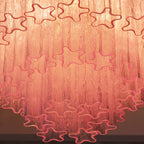 Tubes Pink Glass Ceiling Light Glass lighting by Bling Lighting Studio