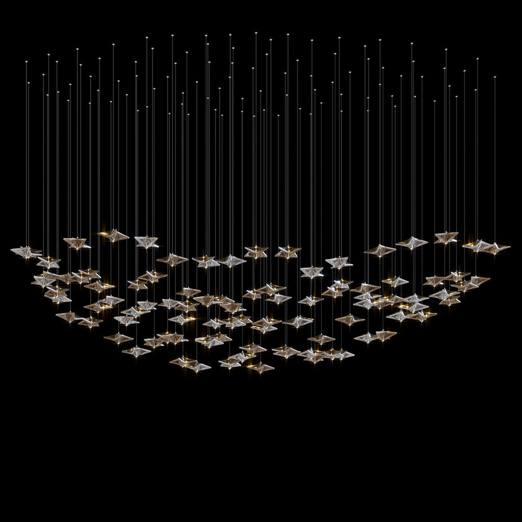 Crystal Arrow Rain Chandelier