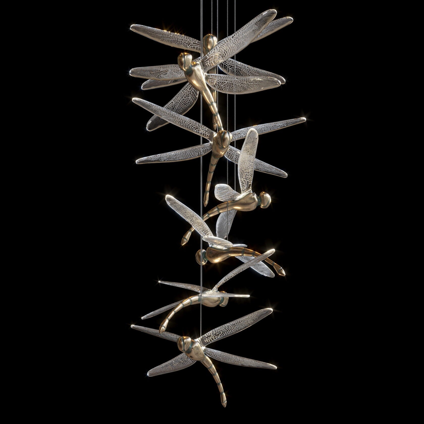 Dragonfly Flight Chandelier