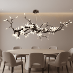 Selenite Crystal Blossom Branching Tree Chandelier by Bling Lighting Studio