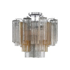 Addis Murano Glass Semi-Flush Ceiling Mount 17''W