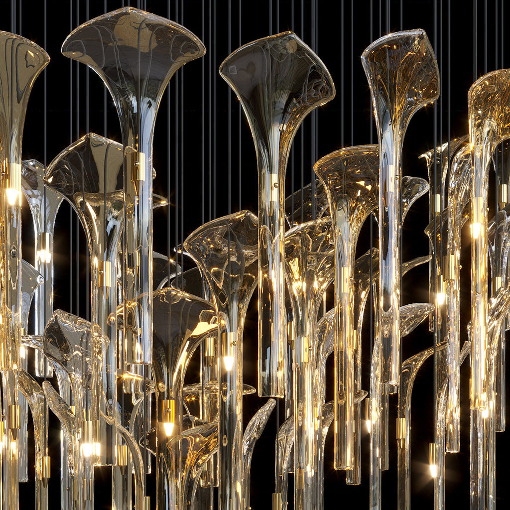 Crystal Calla Reed Chandelier