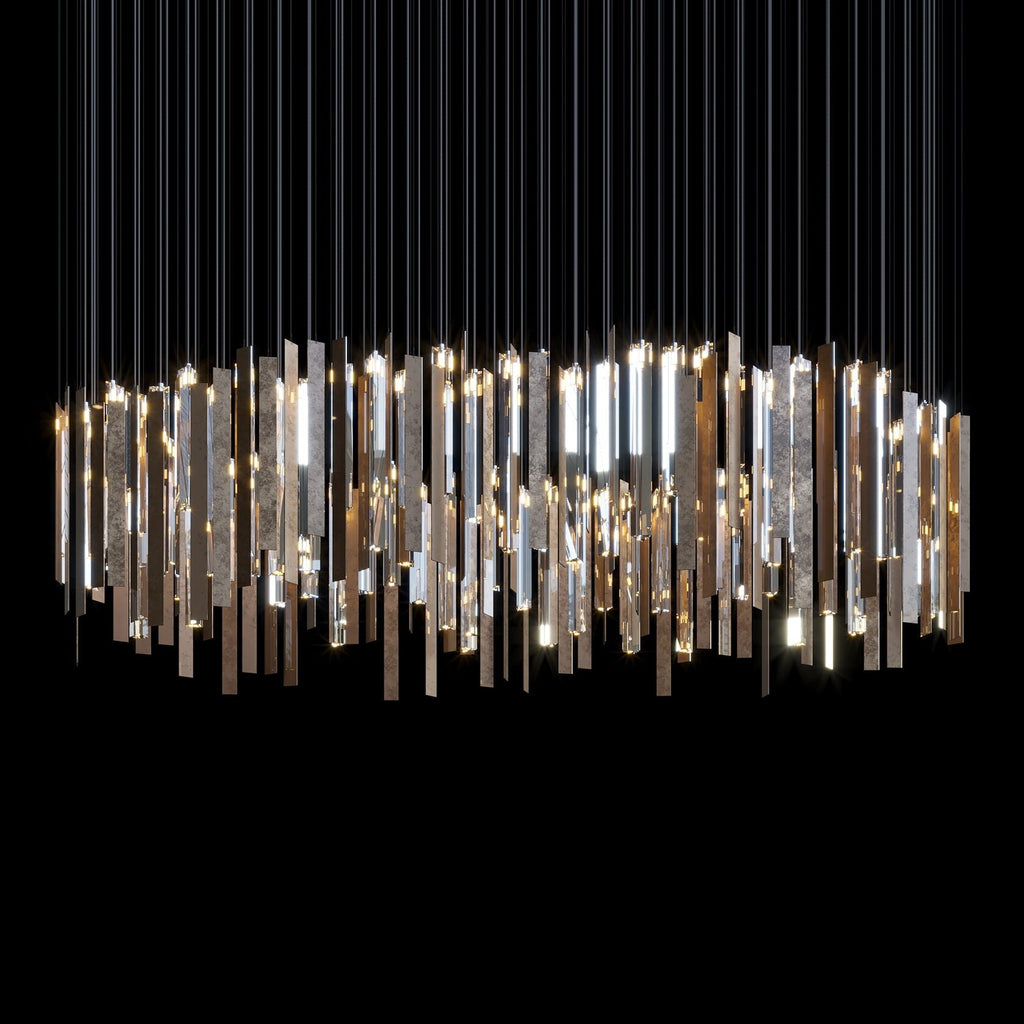 Crystal Ribbon Waterfall Chandelier