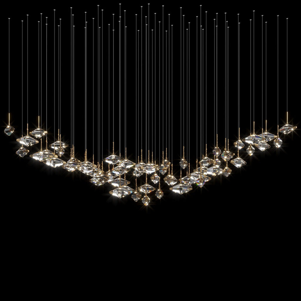 Amber Prism Constellation Chandelier