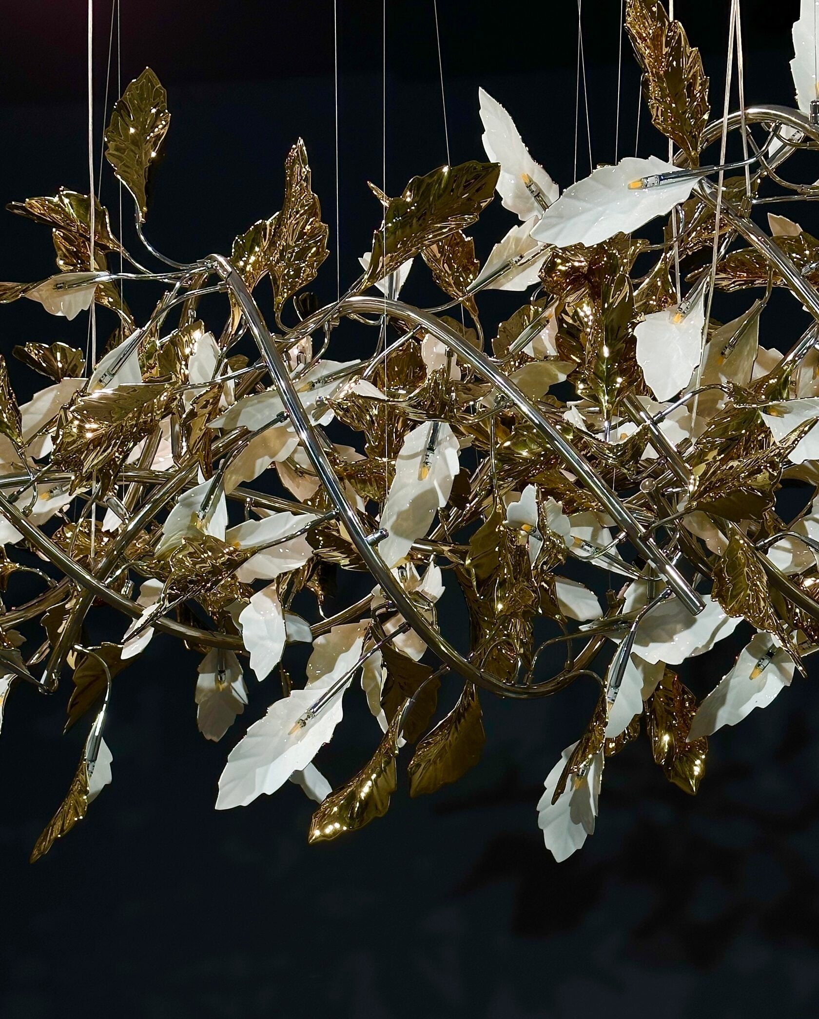 Clear Loop Arcade Chandelier