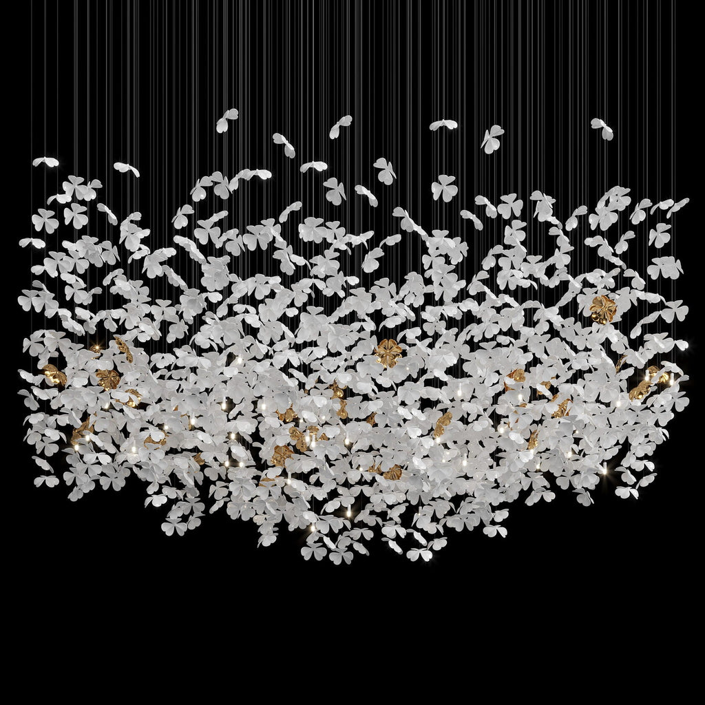 White Butterfly Cloud Chandelier