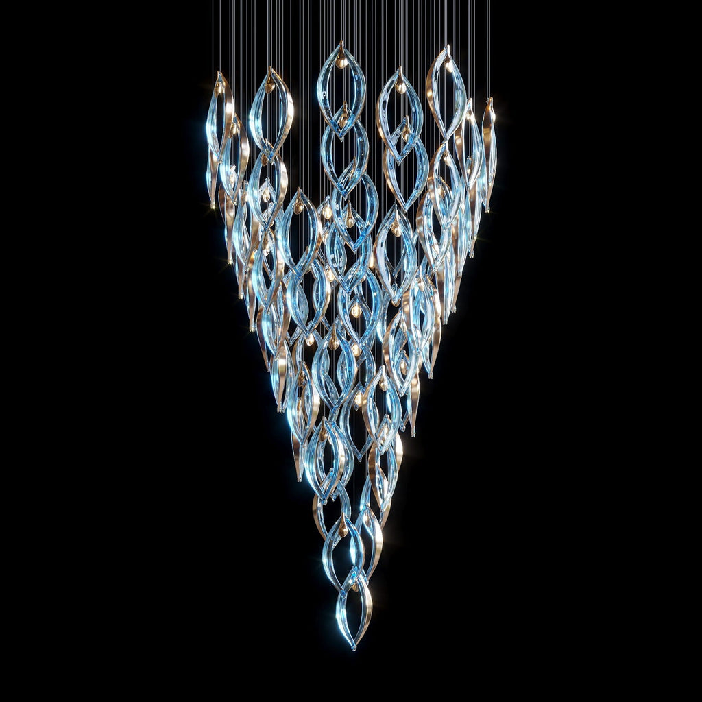 Crystal Petal Pod Chandelier