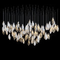 White Petal Drop Chandelier