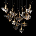 Clear Manta Cluster Chandelier