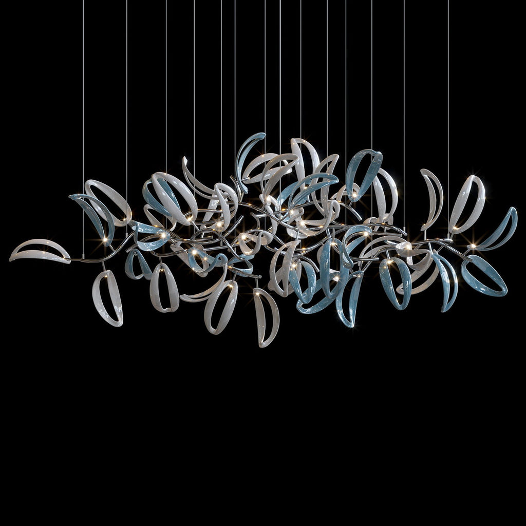 Blue Ribbon Vine Chandelier