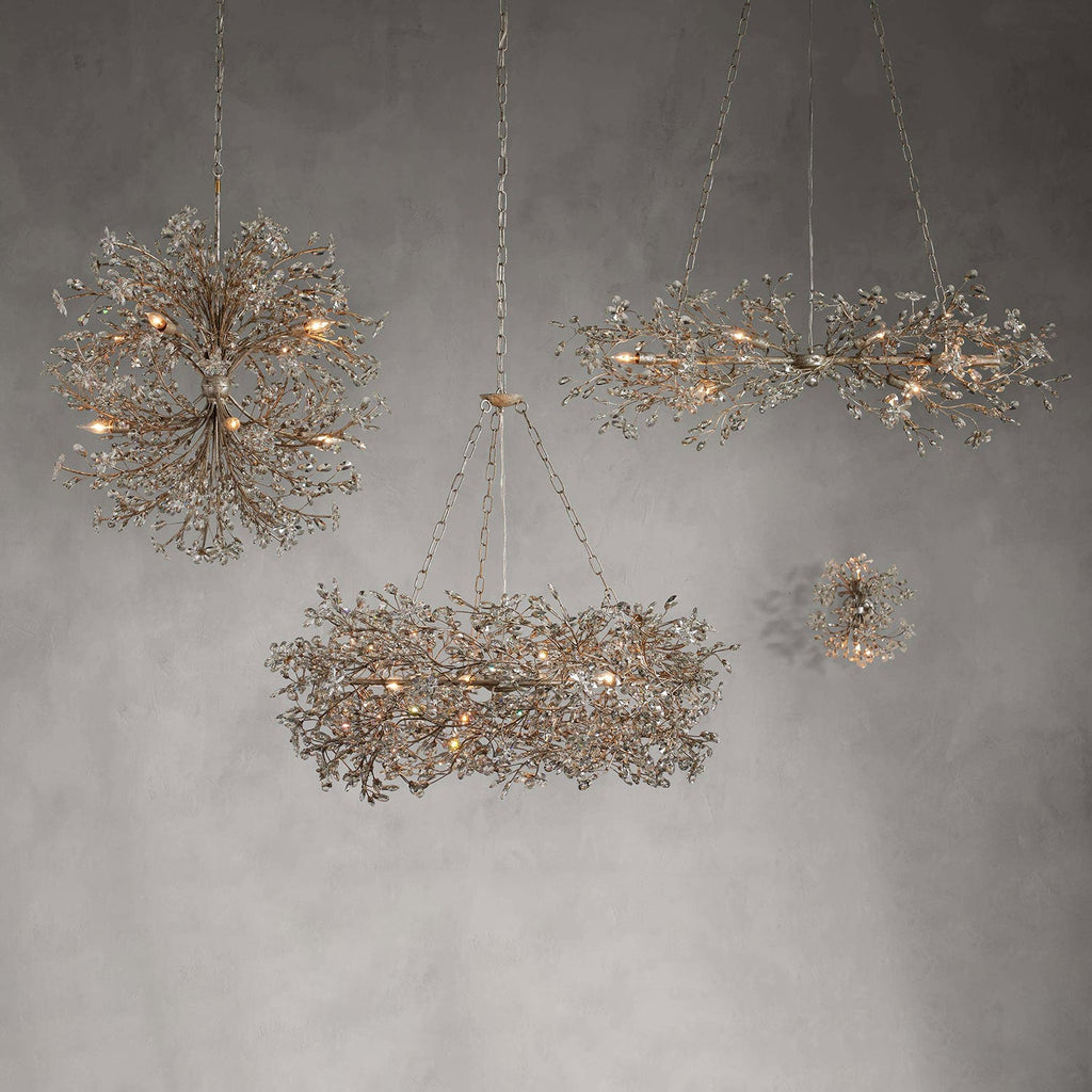 Fiore 8-Light Round Chandelier by Bling Lighting Studio