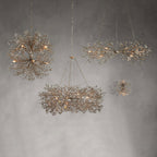 Fiore 8-Light Round Chandelier by Bling Lighting Studio
