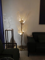 Creative Bionic Resin Leaves Chandelier for Living Room/Dining Room/Staircase by Bling Lighting Studio