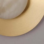 Moonshade Brass Alabaster Sconce product image