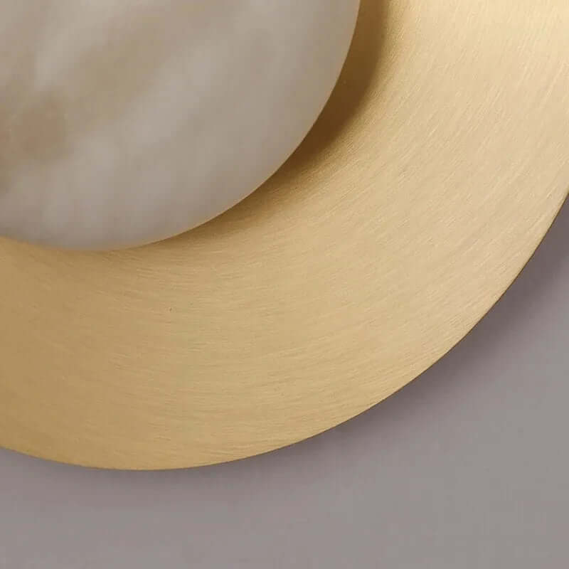 Moonshade Brass Alabaster Sconce product image