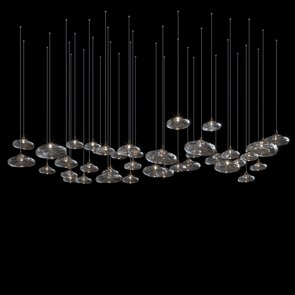 Smoke Saucer Drift Chandelier