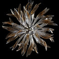 Smoke Palm Burst Chandelier