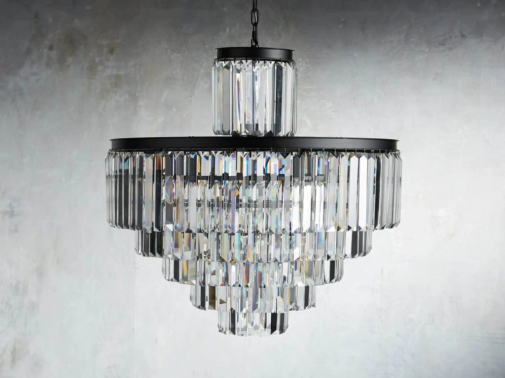 Leyland 22-Light Chandelier detail view