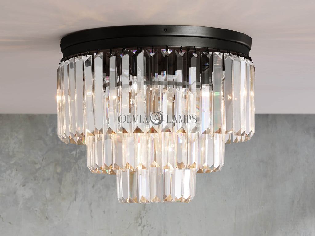 Leyland Flushmount lighting fixture by Bling Lighting Studio