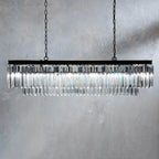 Leyland Tiered Rectangular Chandelier detail view