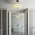 White onyx pendant light
