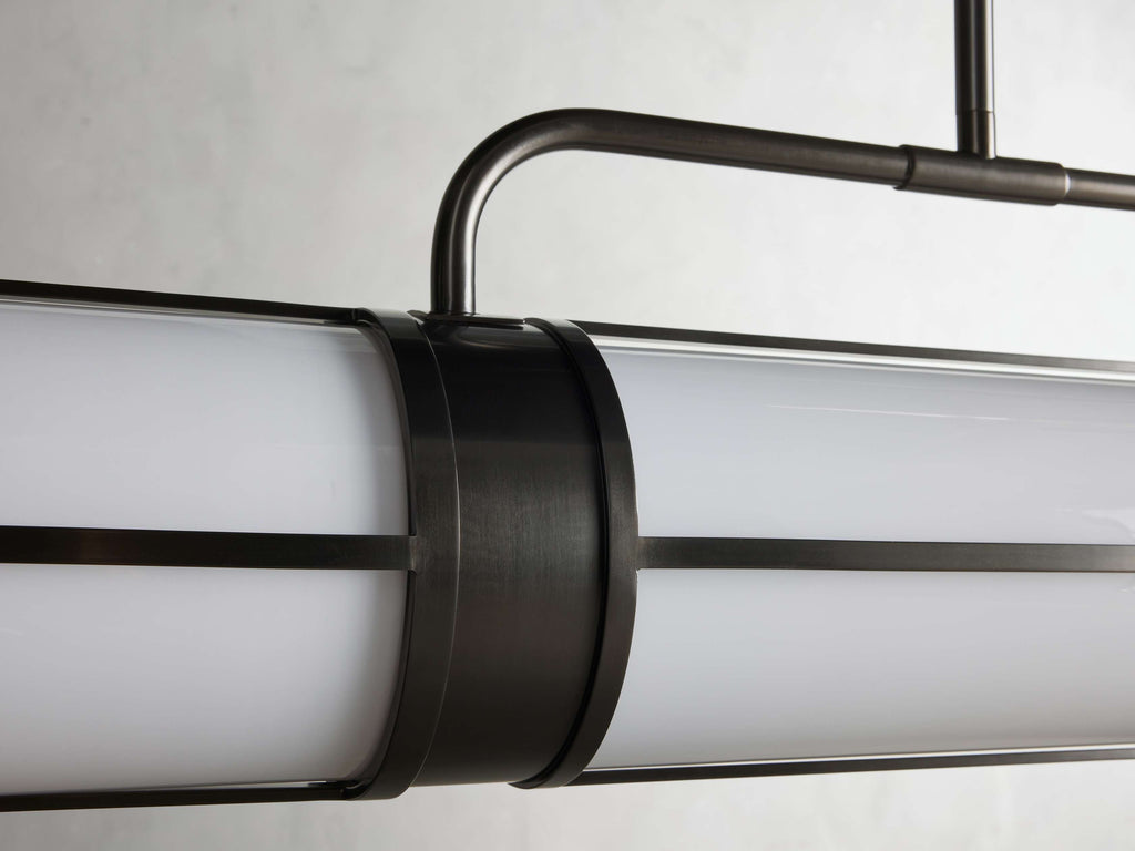 Remming 62" Linear Pendant in Bronze