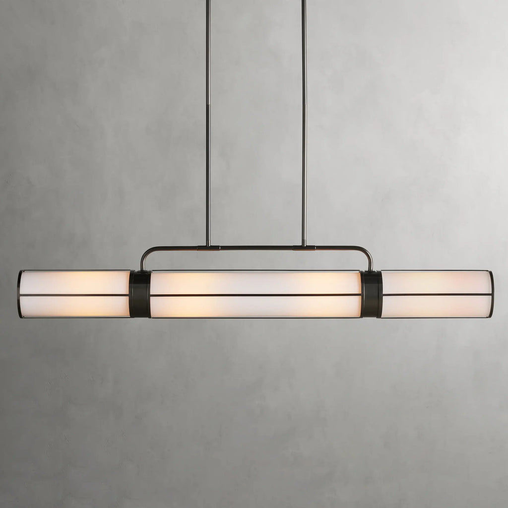 Remming 62" Linear Pendant in Bronze