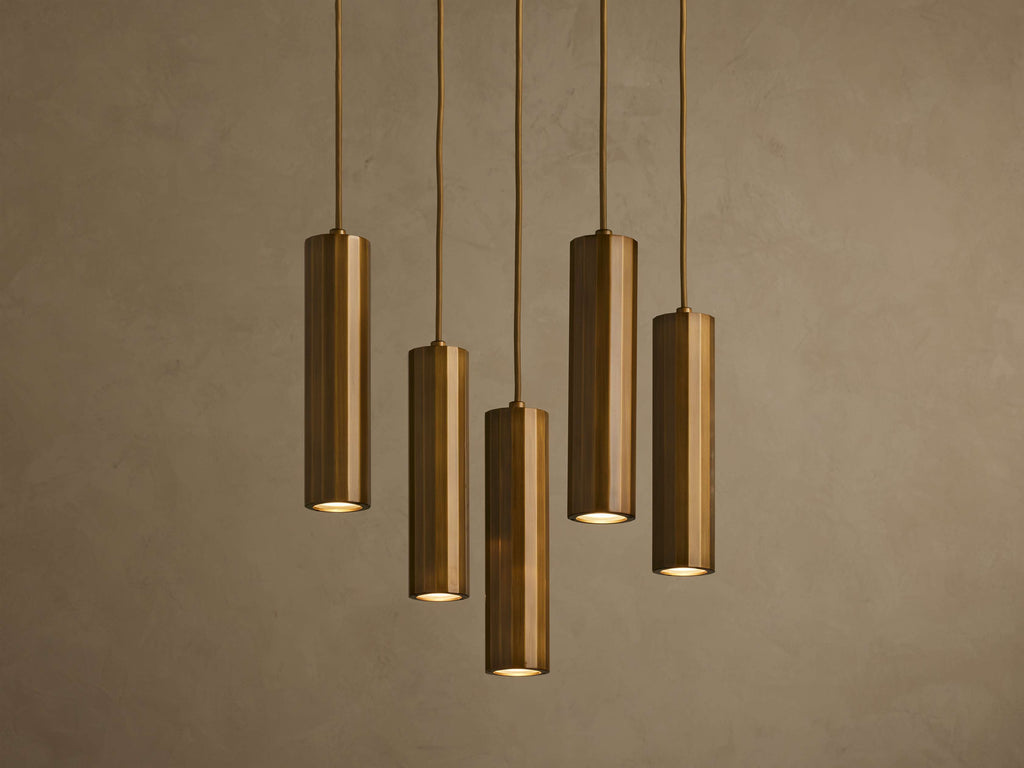 Matthie Metal Round Chandelier 15''D