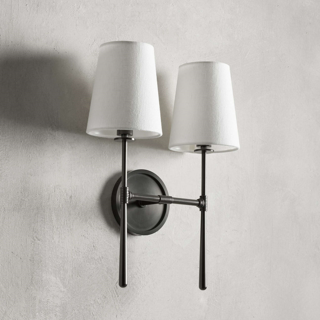 Rhodes 2-Light Wall Sconce detail view