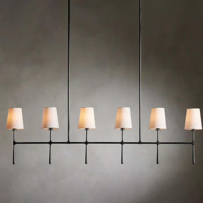 Rhodes Linear Chandelier by Bling Lighting Studio