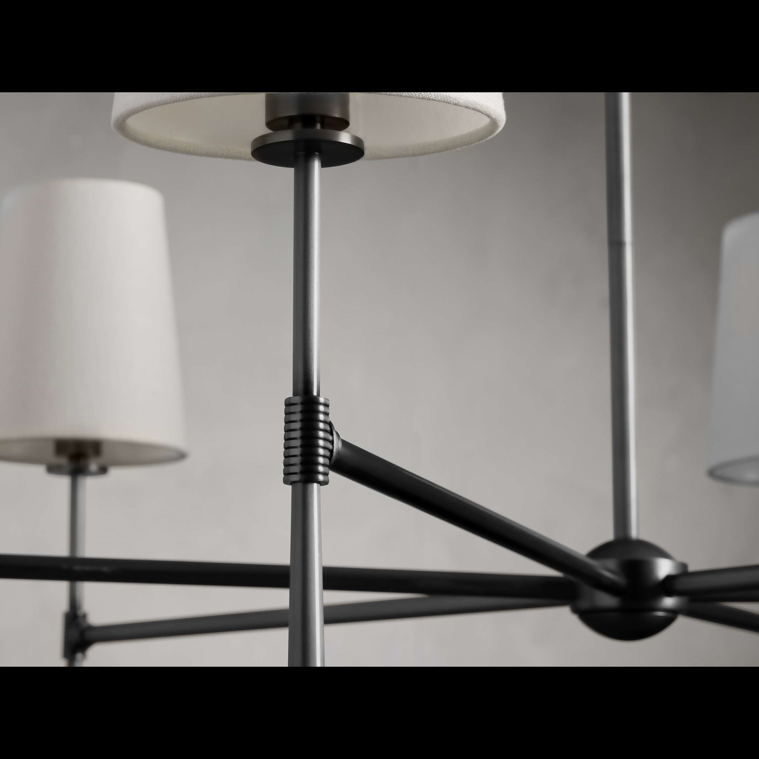 Rhodes Round Chandelier material and finish detail