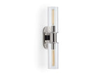 Harlin 2-Light Wall Sconce in Clear
