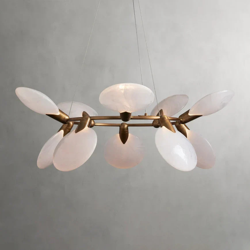 Lyla Halo Chandelier by Bling Lighting Studio