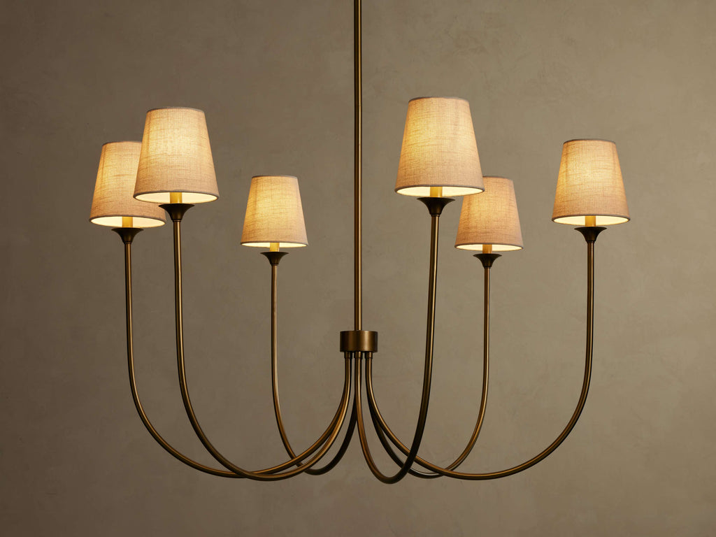 Saige Round Chandelier by Bling Lighting Studio