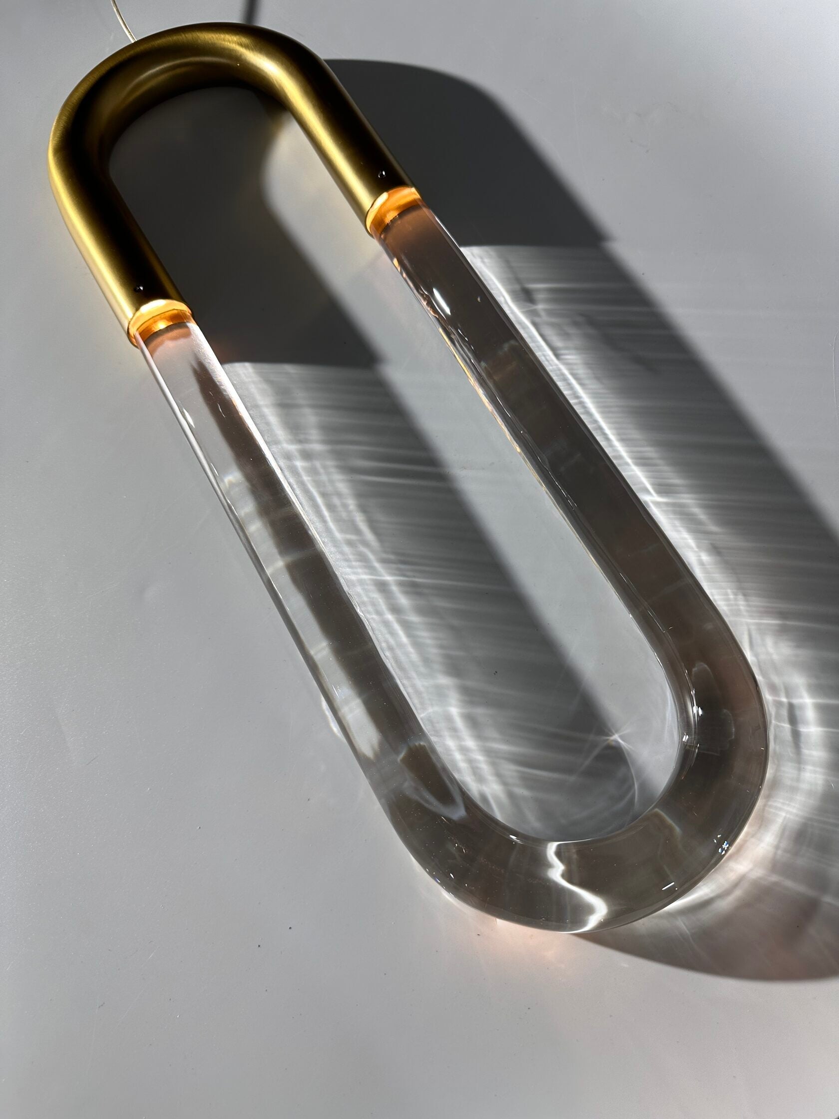 Glass Loop Waterfall Chandelier