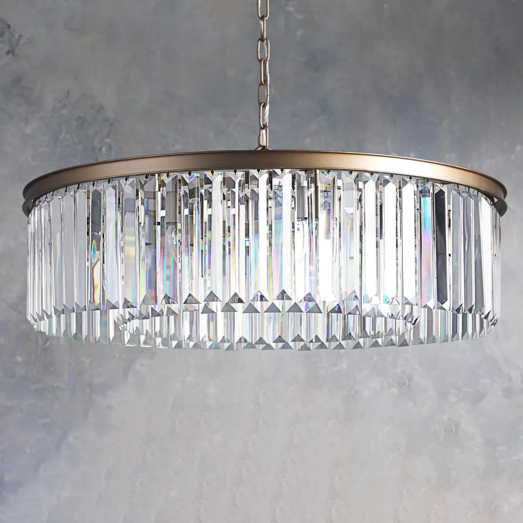 Leyland Round Chandelier detail view